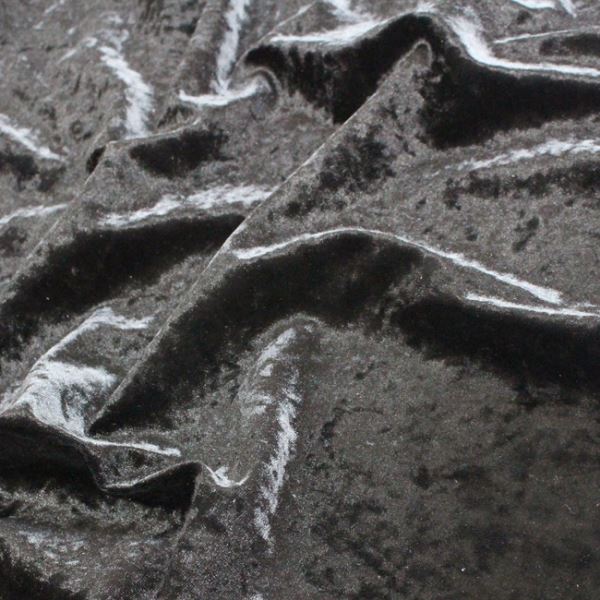 Tecido de veludo amassado elástico de 4 vias